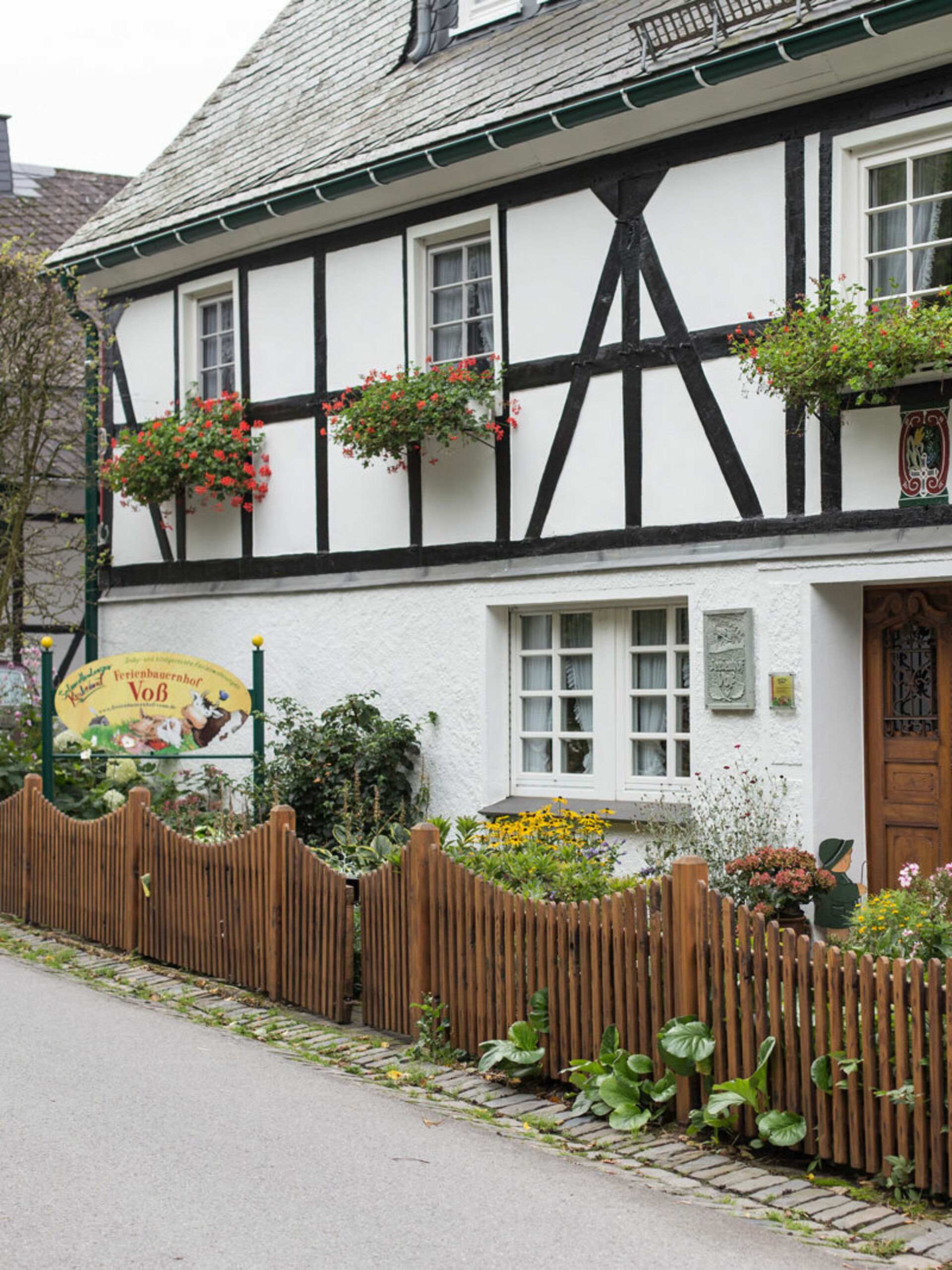 Fachwerkhaus auf dem Bio-Ferienbauernhof Voß im Schmallenberger Kinderland.